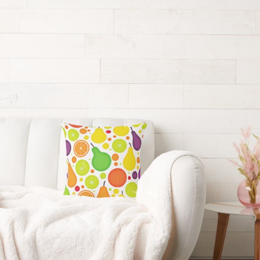 実カラフルり多いバイブレンスパターンアート クッション (ソファ)