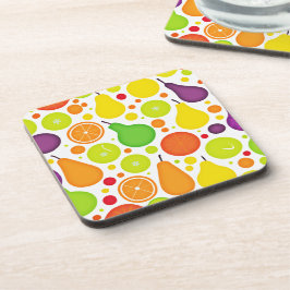 実カラフルり多いバイブレンスパターンアート コースター