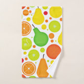 実カラフルり多いバイブレンスパターンアート バスタオルセット (ハンドタオル)