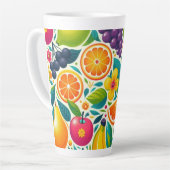 実カラフル果 カフェラテマグ (左アングル)