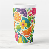 実カラフル果 カフェラテマグ (正面)