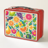 実カラフル果 メタルランチボックス (裏面)