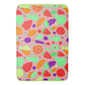 実カラフル行性スペクトルパターン バスマット (正面縦)