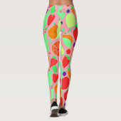 実カラフル行性スペクトルパターン レギンス (裏面)