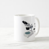 実体顕微鏡を使って実体実験を行う コーヒーマグカップ (正面右)