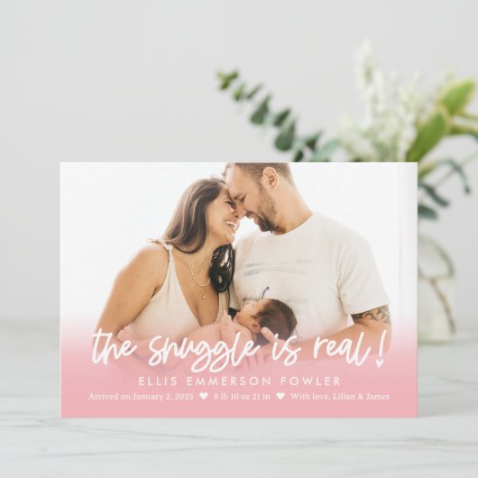 実在おもしろいベビー誕生の発表 シーズンカード (スタンド正面)