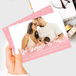 実在おもしろいベビー誕生の発表 シーズンカード