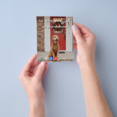 実在おもしろい不動産は次の犬の赤を嗅ぎ取る チラシ (手)