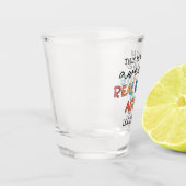 実在おもしろい不動産仲介業者素晴らしギフト ショットグラス (左)