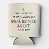 実在おもしろい不動産仲介業者素晴らしギフト 缶クーラー (正面)