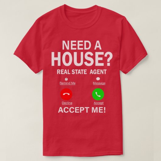 実在おもしろい代理商 Tシャツ (デザイン正面)