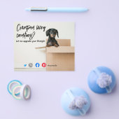 実在おもしろい地葉書き詰め生活犬フライ チラシ (シングル)