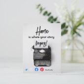 実在おもしろい家は物語の始まる場所 ポストカード (スタンド正面)