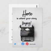 実在おもしろい家は物語の始まる場所 ポストカード (正面/裏面)