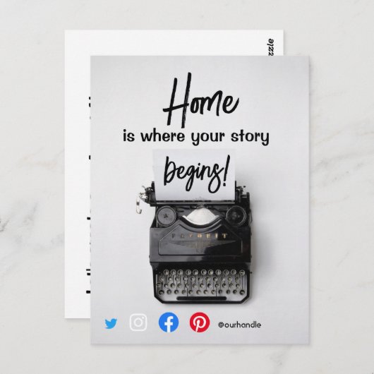 実在おもしろい家は物語の始まる場所 ポストカード (正面/裏面)