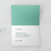 実在しないACIM誕生日カードなし カード (内部)