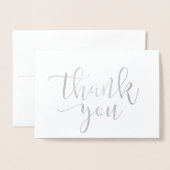 実在しますホイルの原稿のスタイル5をありがとう 箔カード (封筒付き正面)