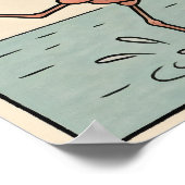 実在のフラミンゴ漫画 – バランスは神話である ポスター (角)