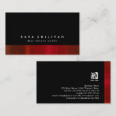 実在はっきりした代理店金属性名刺 名刺 (正面/裏面)