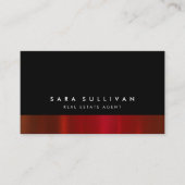 実在はっきりした代理店金属性名刺 名刺 (正面)