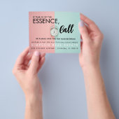 実在もし財団時間は本質の要である チラシ (手)