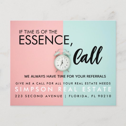 実在もし財団時間は本質の要である チラシ (正面)