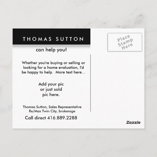 実在エスティかわいらしポストカードハウス ポストカード (裏面)