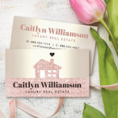 実在エスティーブローカーピモダンンクグリッターハウス金ゴールド 名刺