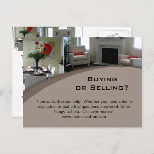 実在エステートはがきインテリア1 ポストカード (正面/裏面)