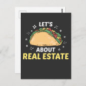 実在エステートエージェントタコプロパティブローカグルメ ポストカード (正面/裏面)