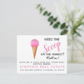 実在エステートオープンハウスポップ・アートのスクープ 案内ポストカード (スタンド正面)