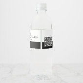 実在エステートオープンハウスQRコードマーケティング ペットボトルラベル (裏面)