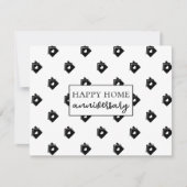 実在エステートハッピーホーム記念日 カード (正面)