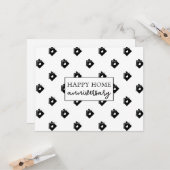 実在エステートハッピーホーム記念日 カード (正面/裏面インサイチュ)