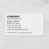 実在エステートハ買ウスズビジネスカード 名刺 (裏面)