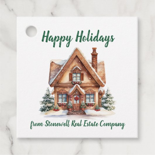 実在エステートパーソナライズされた会社 フェイバータグ (正面)