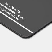 実在エステーパーソナライズされたト会社灰色不動産仲介業者 デスクマット (コーナー)