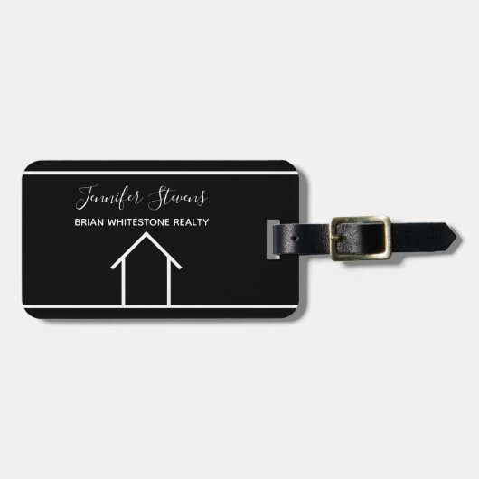 実在エステーモダントウカスタムック不動産仲介業者 ラゲッジタグ (正面横)