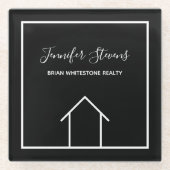 実在エステーモダントカスタムク ガラスコースター (正面)