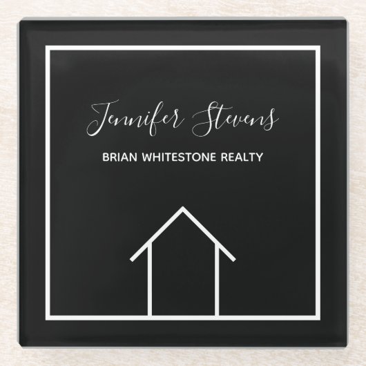 実在エステーモダントカスタムク ガラスコースター (正面)