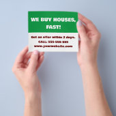 実在エレガント買財の私たち買住宅 チラシ (手)