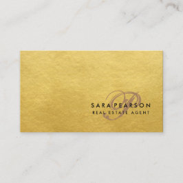 実在エレガントEstate Agent Investmentテクスチャ 名刺