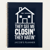 実在オフィスマネージャーカスタム プランナー手帳 (正面)