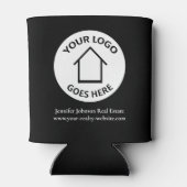 実在カスタム白黒不動産 缶クーラー (裏面)