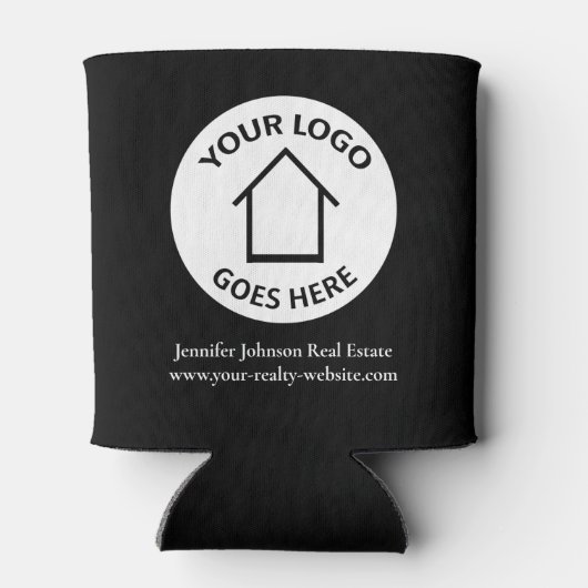 実在カスタム白黒不動産 缶クーラー (裏面)