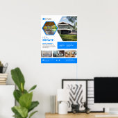 実在カスタム編集可能ポスター ポスター (ホームオフィス)