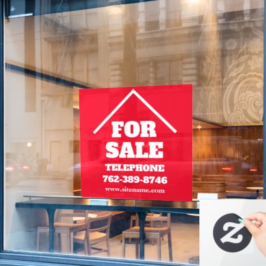 実在カスタム販売窓貼り ウィンドウサイン (カフェ窓)