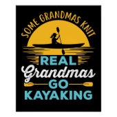 実在グランマスゴーカヤックヤクウィメンズ ポスター (正面)