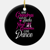 実在グランマスラインダンスカントリー踊り セラミックオーナメント (裏面)