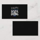 実在スキューバダイビングガールいくつかの行く水泳ギフトおもしろいの行 エンクロージャーカード (正面/裏面)